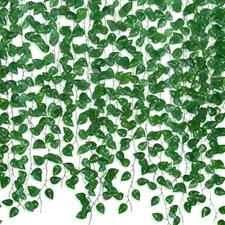 12 Pack 86Ft Fake Plants Artificial Vines for Room Decor, Faux ivy Greenery Garl