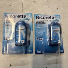Nicorette Lozenge Stop Smoking Aid Coated Ice Mint 2mg 40 Lozenges.A10 004