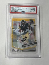 2023 Panini Clearly Donruss - George Pickens #41 Autographs 160/200 PSA10