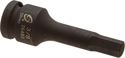 SUNEX TOOLS 26483 1/2-Inch Drive 3/8-Inch Hex Impact Socket 1  