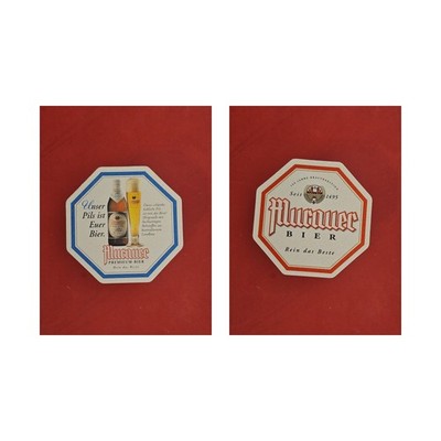 Murauer blaue Umrandung Brauerei Bierdeckel Bier