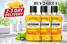BUY 2 GET 1 FREE Listerine Original Mouthwash 250ml FREE SHIPPING FASTDELIVERY