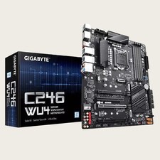 GIGABYTE C246 WU4 Motherboard LGA1151 8th/9th Gen Core i7/i5/i3/Pentium/Celeron
