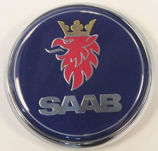 Saab 9-5 Wagon Trunk Lid Emblem Original Equipment 2006-2009 12769688