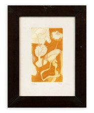 TOGO Migneco Enzo ( Milano 1937 ) Quadro OPERA Incisione Acquaforte in Cornice