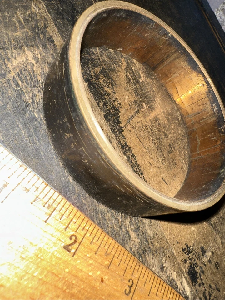 Printing Block (Brass Border Round ) #4 Room For Type - Image 2 of 4