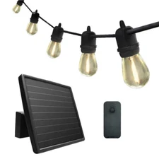 Sunforce 35' Solar LED String Lights - 15 Bulbs