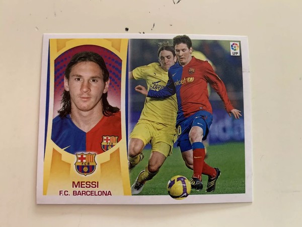 PANINI. LIGA ESTE 2009-10 MESSI NÚMERO 15. FC. BARCELONA.