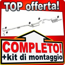 Scarico Completo per FORD FOCUS MK1 2.0 16V Familiare Marmitta