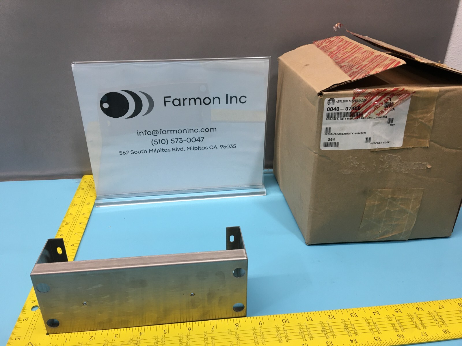 AMAT 0040-07458 Bracket, CB 1 MTG, CKT BKR ENCL, HVM 300, 140045 | eBay