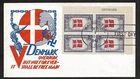 #920 5c Overrun Countries -Denmark- Name Blk4- Cachet Craft FDC