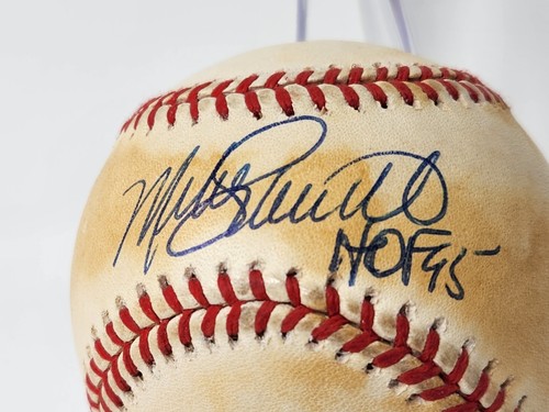 Mike Schmidt "HOF 95" Autographed Rawlings NL Baseball JSA COA Phillies HOF - Picture 2 of 3