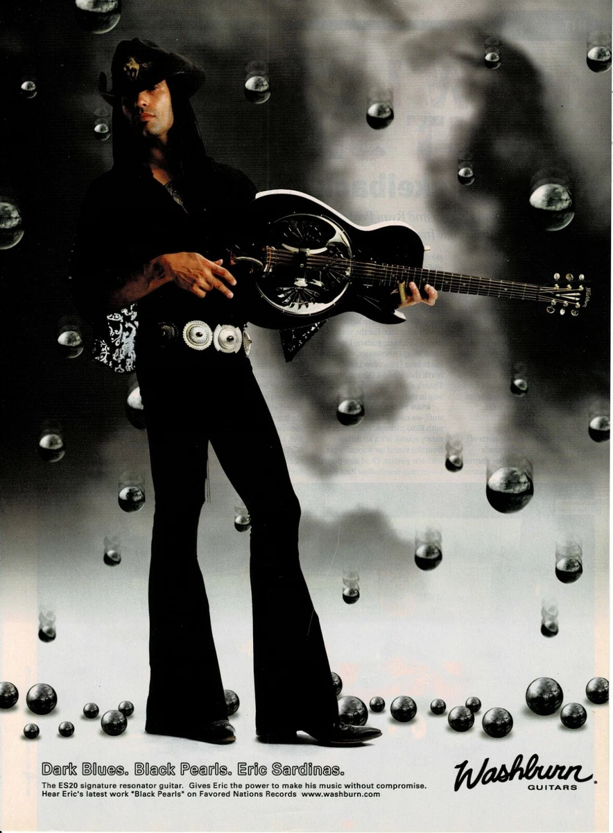 Washburn Guitars Eric Sardinas 2003 Print Advertisement eBay