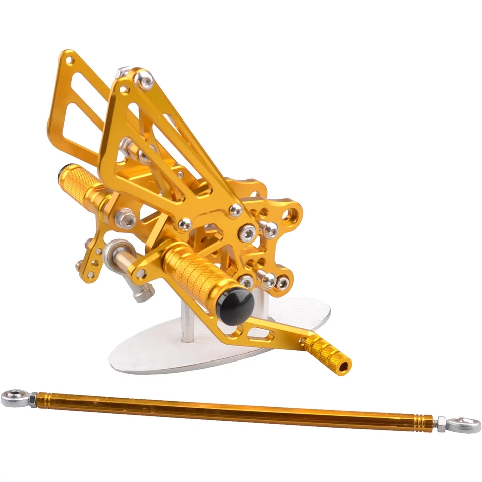 Gold CNC Rearset Foot pegs Rear set For Kawasaki NINJA ZX14 ZX14R 2006-2023 - Imagem 2 de 4