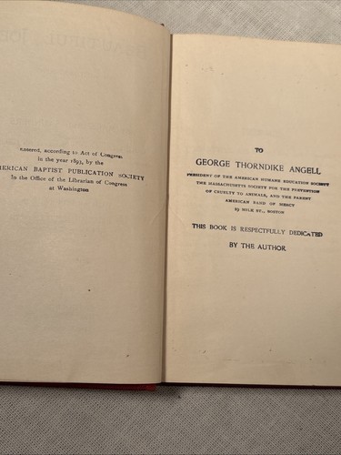Beautiful Joe~ An Autobiography by Marshall Saunders 1893 HC Phoenix Edition - Picture 10 of 17
