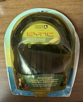 Howard Leight Stereo Ear Muffs, New, Black, Model 1030110