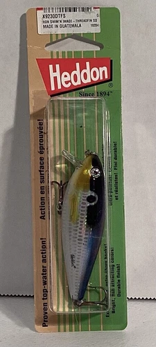 Heddon Fishing Lure Swim’n Image Threadfin SD Purple And Yellow