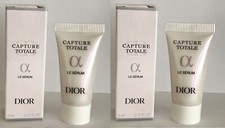 Dior Capture Totale Le Serum Travel Size 5ml 0.17oz set lot x 2  0.34 oz 10 ml