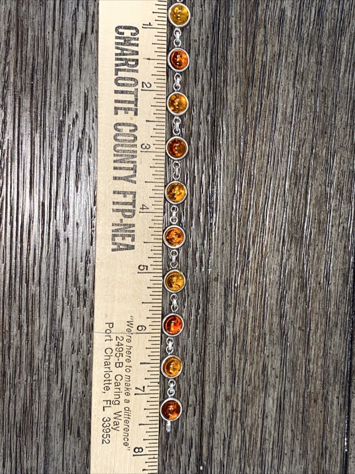 925 Solid Pure Sterling Silver Multicolor Baltic … - image 6