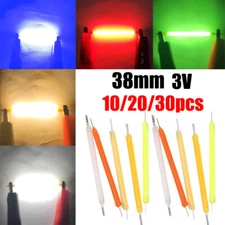 10/20/30pcs 3V 38mm LED Filament Lamp Lights For Edison Incandescent Light USA