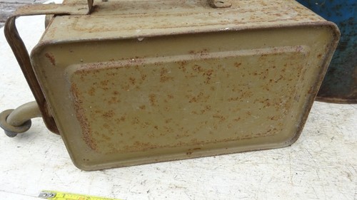 Vintage Esso Blue Paraffin Can In Original Condition Large Drum Job Lot - Picture 7 of 24