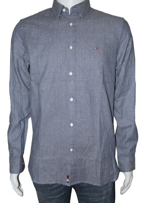 Tommy Hilfiger Herren Langarm Hemd Regular Fit Gr. S - Bild 1 von 3