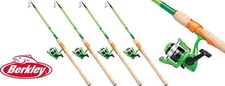 Berkley Flex Trout Spin Telescopic Combo Fishing Rod 8ft 5-15g 4 Pack Clearance