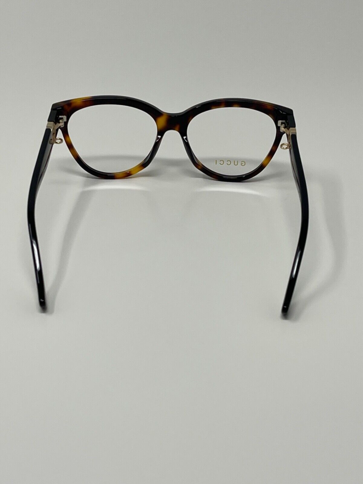 Stylish Gucci GG1024O Acetate Eyeglasses Tortoise & Golden Chain-Brand New!