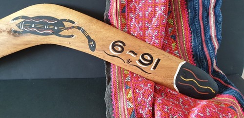Old Australian Aboriginal Boomerang Darwin 1991 …beautiful collection piece - Picture 3 of 5