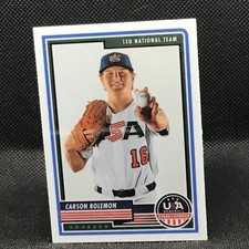 CARSON BOLEMON 2023 USA Stars & Stripes 15U National Team #22
