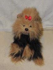 Classic Ty Yappy Yorkshire Terrier Beanie Buddy Plush Yorkie Dog 1997