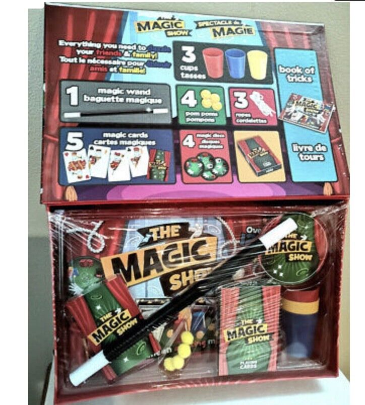 Playkidz Magic Show for Kids - Deluxe Set with Over 100 Tricks