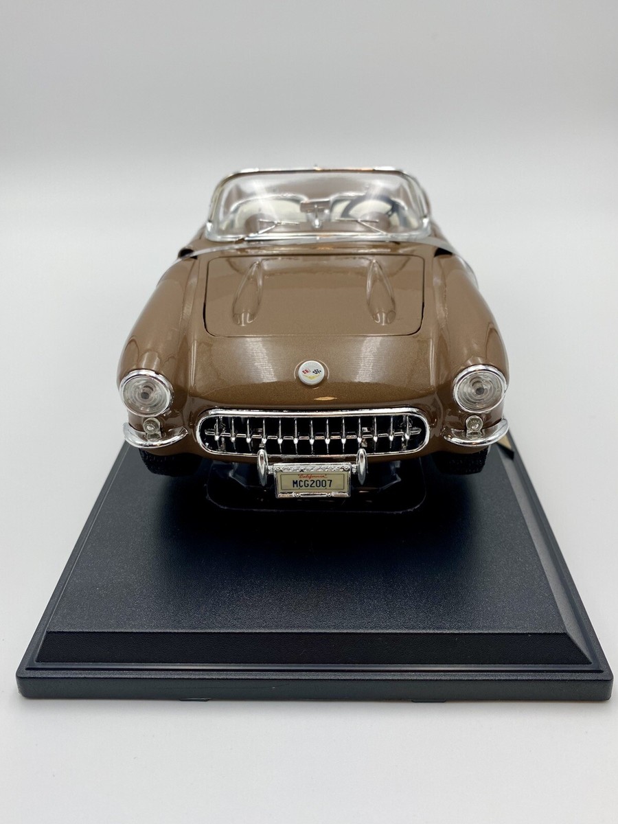 Maisto 1957 Chevrolet Corvette 1/18 Brown Sealed | eBay
