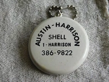 Old Shell Gas Station Giveaway Advertising Key Chain and Pen 