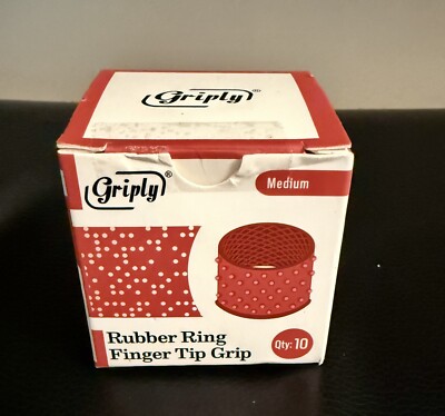 Rubber Hand Grips Tip Finger Protector Finger Pads Medium New