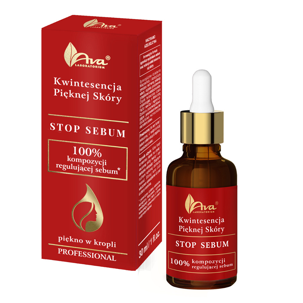 5906323005867 AVA LABORATORIUM Kwintesencja Pięknej Skóry Сыворотка для устранения кожного сала norma