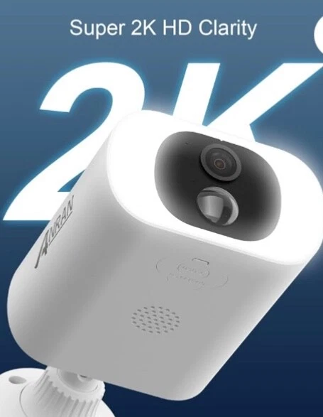 Cámara de seguridad solar ANRAN 2K inalámbrica para exteriores, Foto 2 de 4