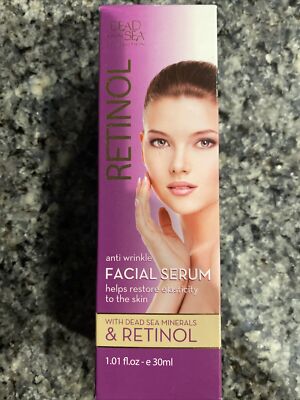 Dead Sea Collection Retinol Anti-Wrinkle Facial Serum w/ Dead Sea Minerals 30mL