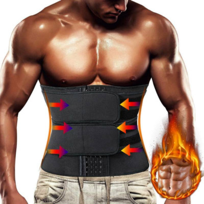 Men Abdomen Fat Burner Body Shaper Sweat Sport Waist Trainer Cincher Corset Belt