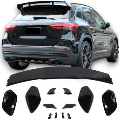 SPOILER DACHSPOILER HECKFLÜGEL SCHWARZ FÜR MERCEDES H247 GLA-KLASSE