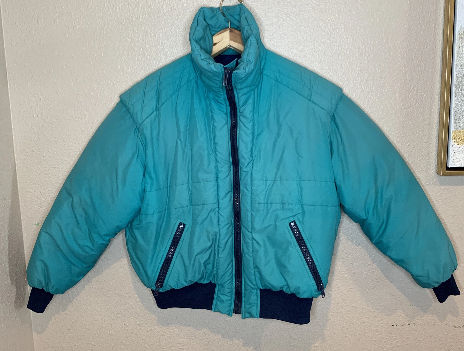 VTG GOOSE DOWN 80s 90s PACIFIC TRAIL FILL Puffer Ski Snow Jacket Mens XL