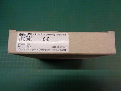 1 x IFM efector 100 Induktiver Näherungssensor; IF5645