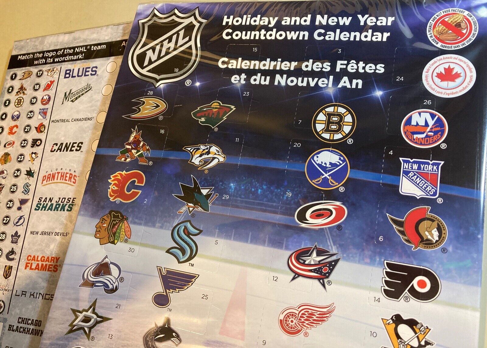  KITKAT Hockey Holidays NHL Advent Calendar, 275g/9.7oz