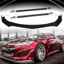 For 10-12 Hyundai Genesis 2 Door Coupe Type-C Front Bumper Lip Body Spoiler Kit
