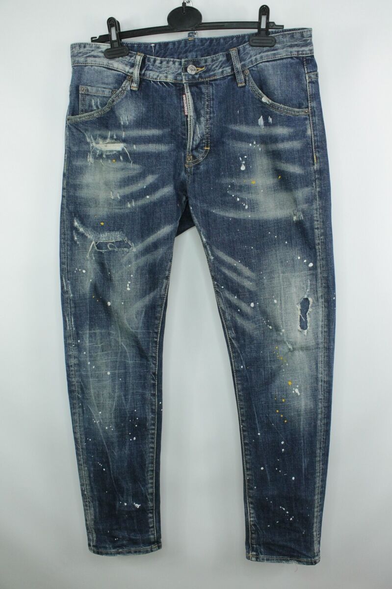 Dsquared2 Classic Kenny Twist Slim Fit Distressed Denim Dsquared2 Classic Kenny Twist Slim Fit Distressed Denim