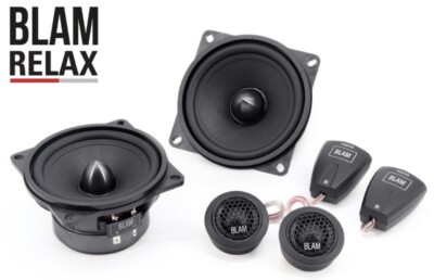 BLAM Relax 100RFS 10 cm 4'' Hi-Effizienz 2 Ohm Komponenten-Auto-Lautsprecher (Paar)
