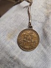 Vintage 60s Disney Castle & Disneyland Park Lands Bronze Coin Medallion