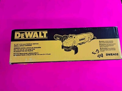 DeWalt DWE402 4-1/2'' Small Angle Grinder with Paddle Switch