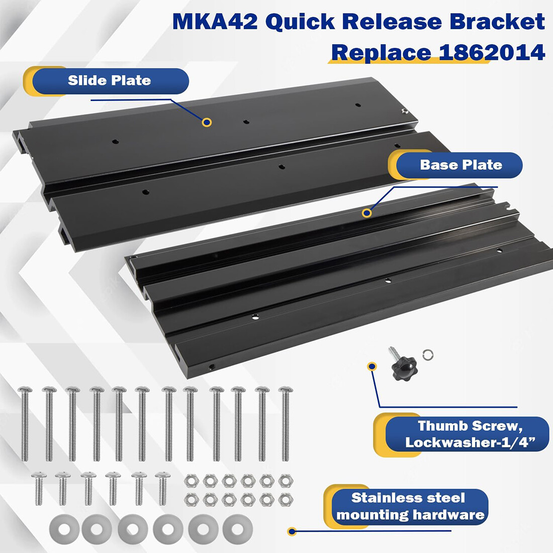 Minn Kota Mka-42 Quick Release Bracket Fortrex/Maxxum/Edge