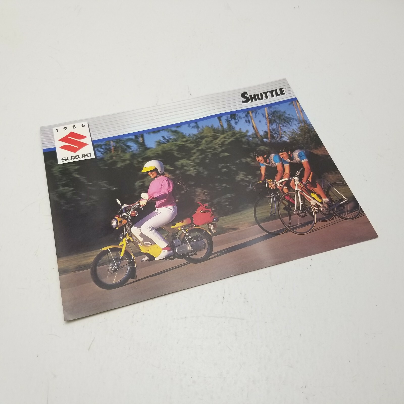 1986 Suzuki Shuttle FA50G Sales Brochure Advertising 8.5x11 single sheet